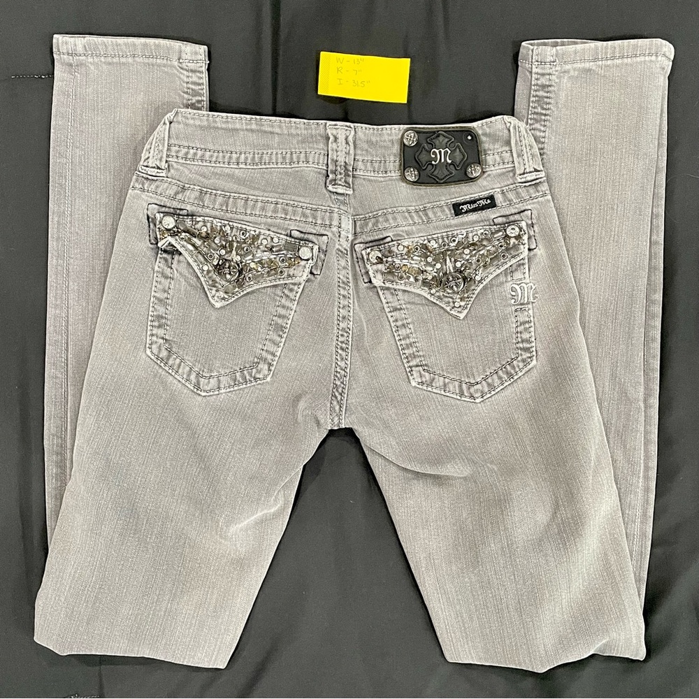 Miss Me Skinny gray jeans